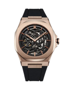 SKELETON ROSE GOLD RUBBER