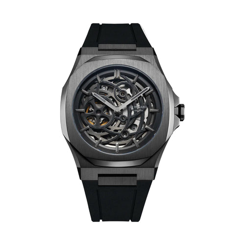 Gun Metal
Skeleton Rubber 41.5 mm