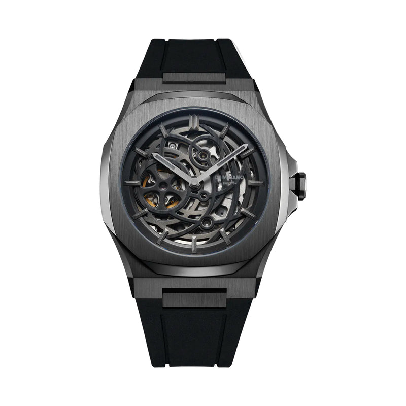 Gun Metal
Skeleton Rubber 41.5 mm