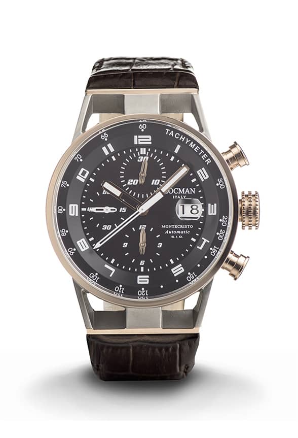 MONTECRISTO auto chrono 44mm PVD case