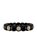 DAMA bracciale medio cer nera satinata diam brown
